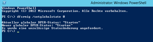 Starten Der Dfs Migration
